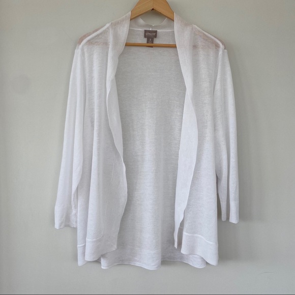 Chico's Sweaters - Chico’s white cardigan - NEW